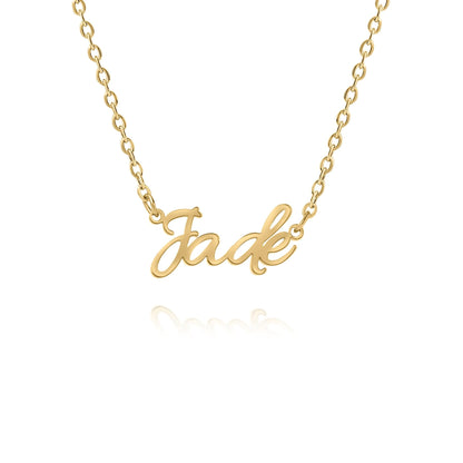 Allure Script Necklace