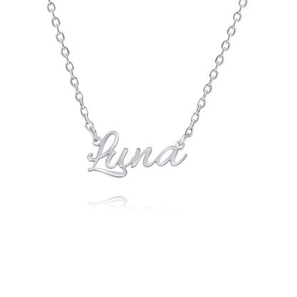 Allure Script Necklace