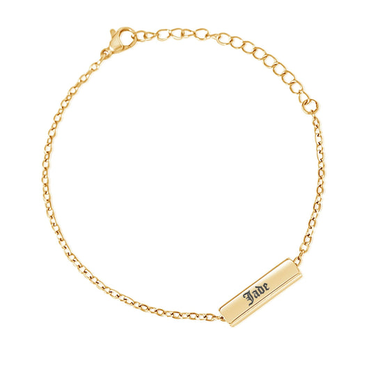Personalized 3D Bar Bracelet