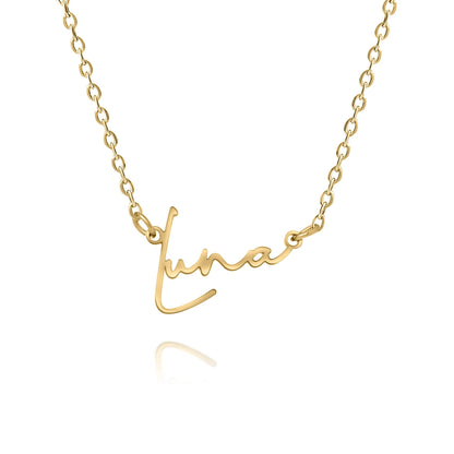 Star Script Necklace