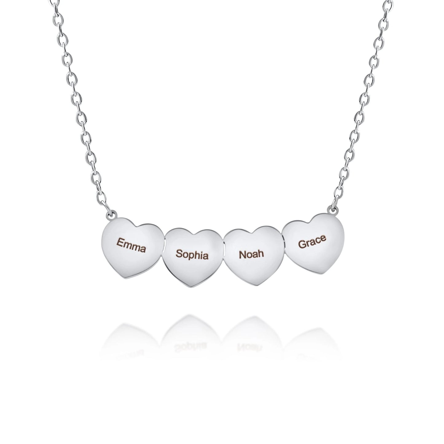 Multiple Small Hearts Necklace