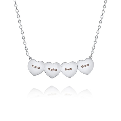 Multiple Small Hearts Necklace