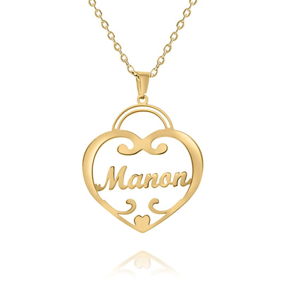 Heart Necklace with Name