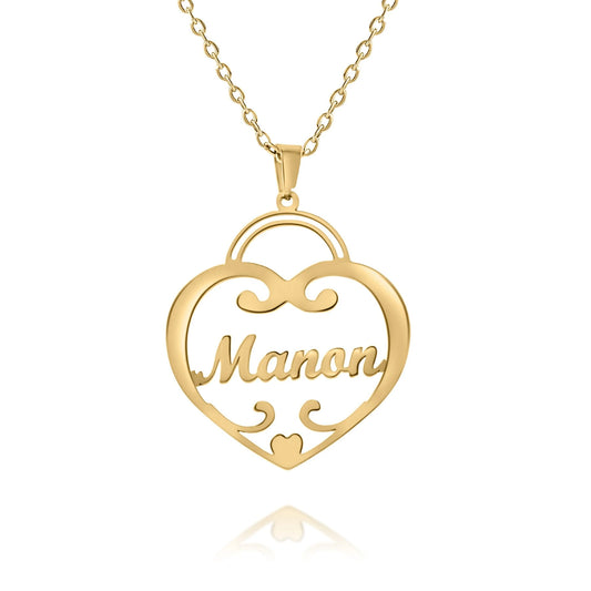 Heart Necklace with Name