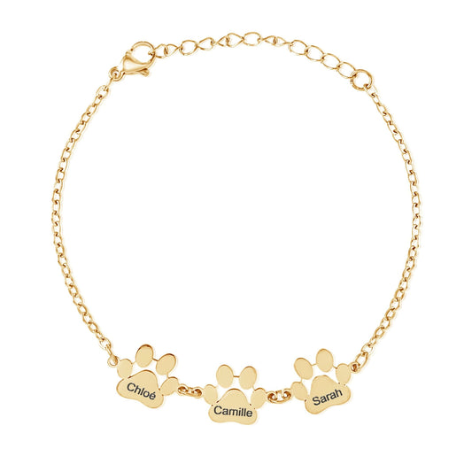 Personalized Paws Bracelet
