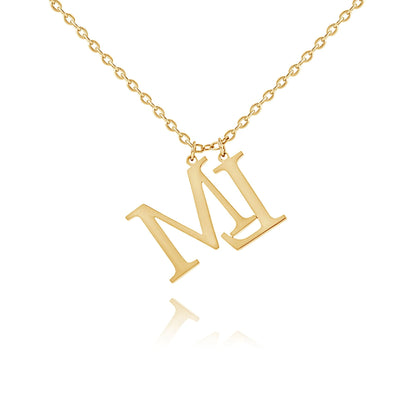 Personalized Uppercase Initial Necklace