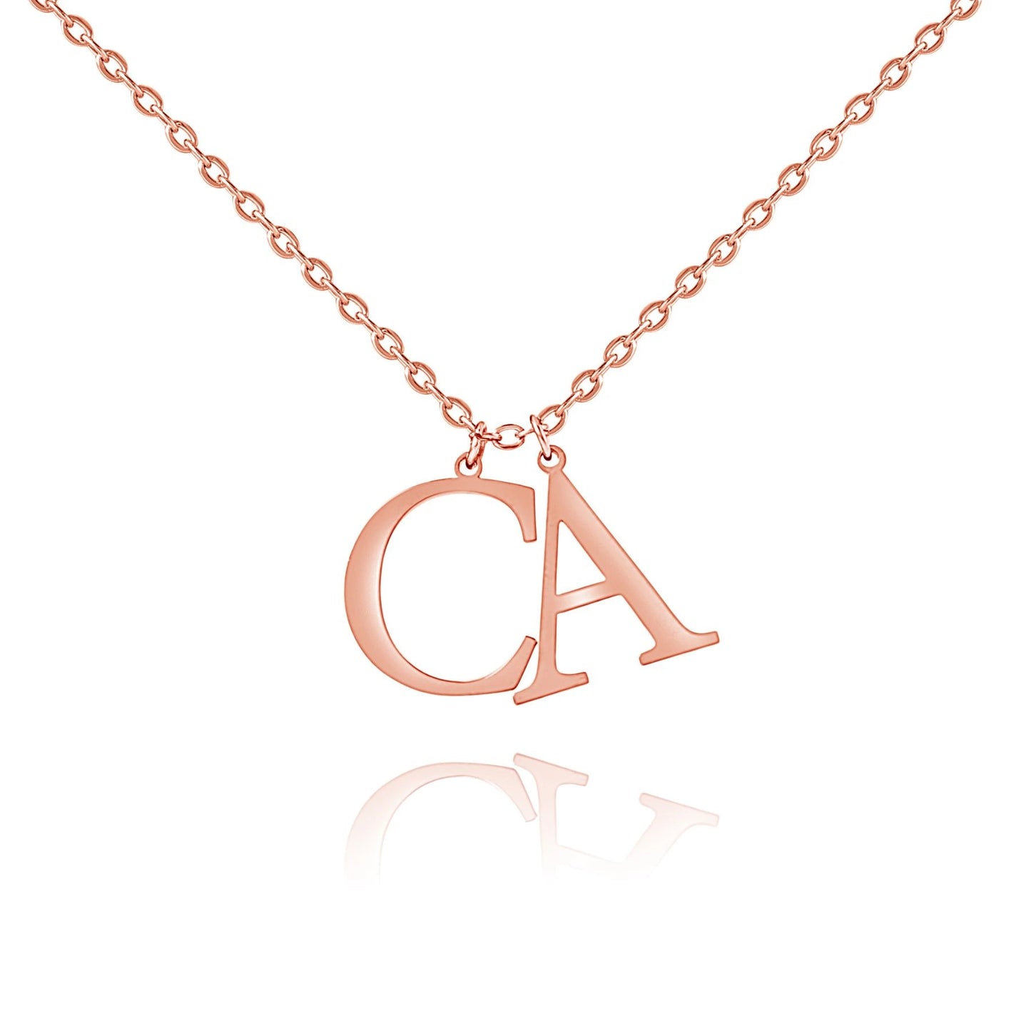 Personalized Uppercase Initial Necklace