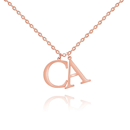 Personalized Uppercase Initial Necklace