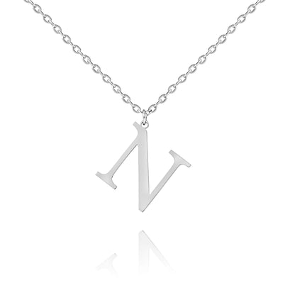 Personalized Uppercase Initial Necklace
