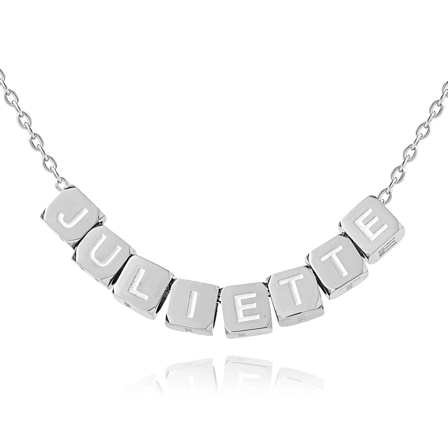 Dice Name Necklace