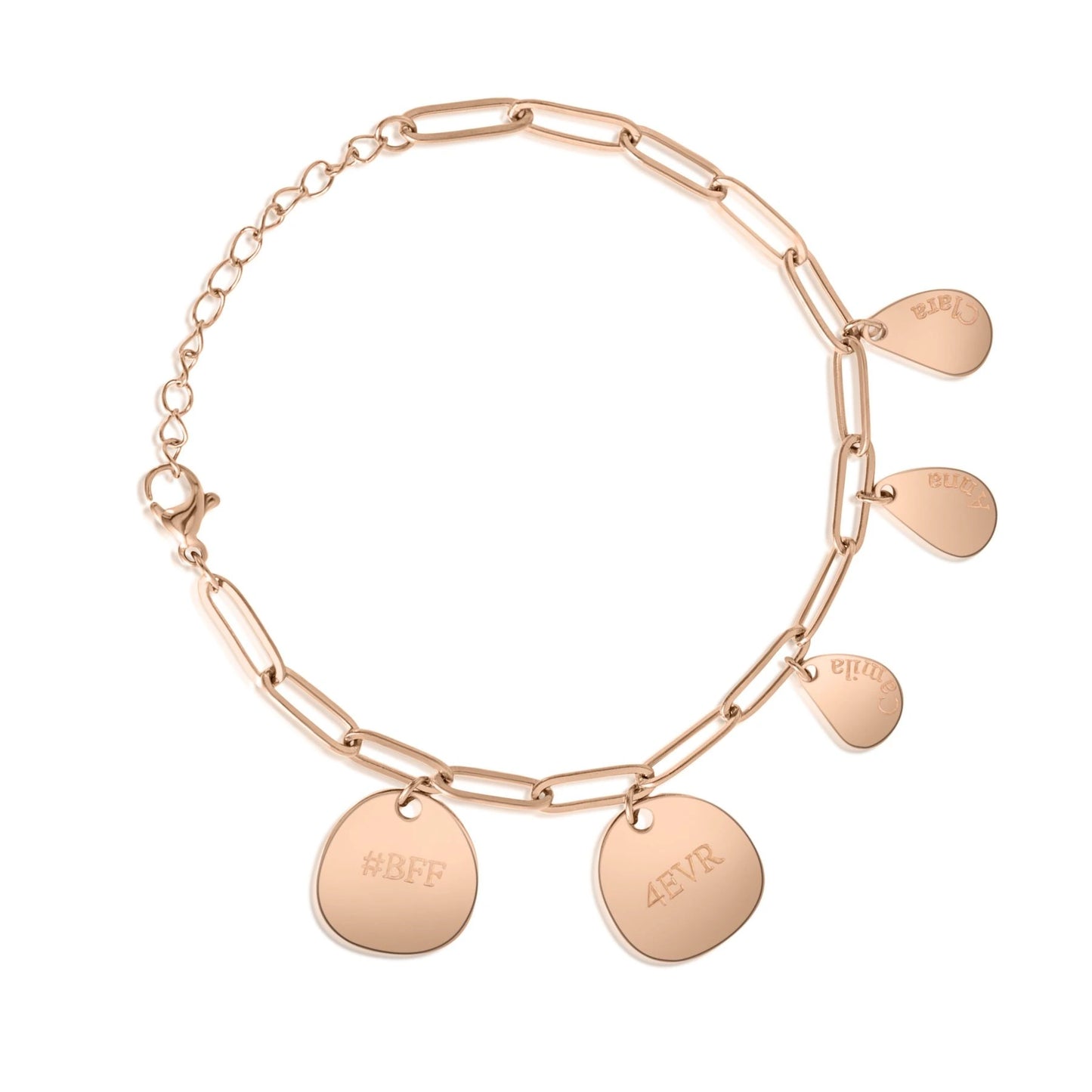 Bracciale con Ciondoli di Nocciolo Personalizzato