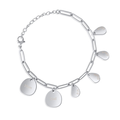 Bracciale con Ciondoli di Nocciolo Personalizzato