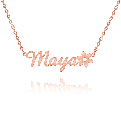 Personalized Name Necklace with Charm