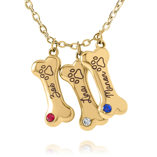 Personalized Bone Necklace