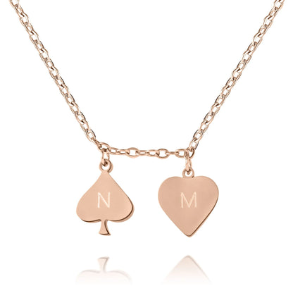 Personalized Playing Cards Pendant