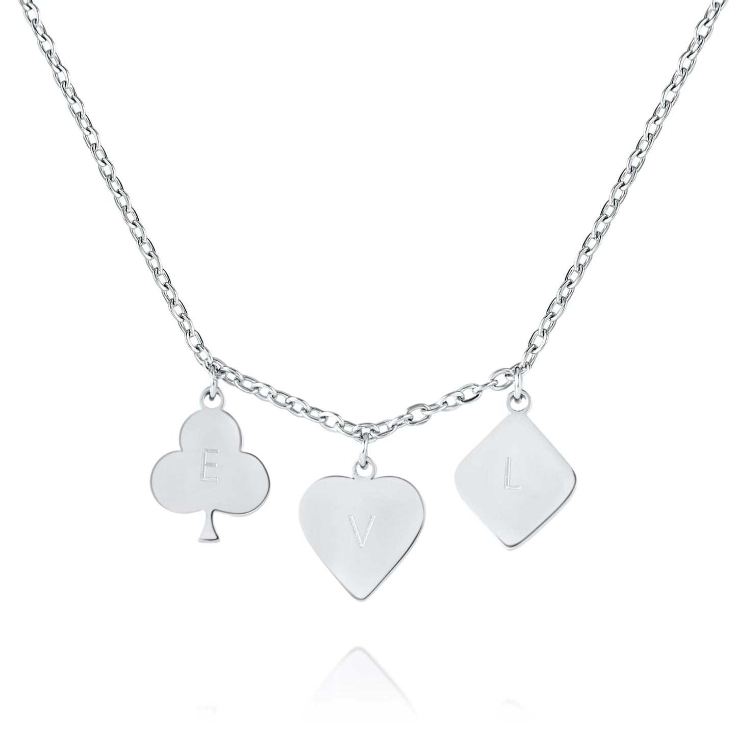 Personalized Playing Cards Pendant