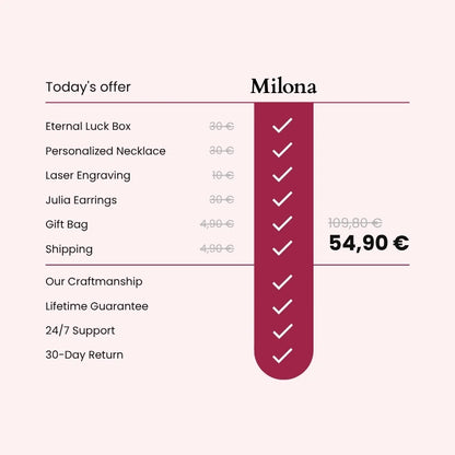 Coffret Chance Éternelle & Collier Personnalisé