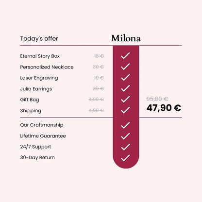 Histoire Éternelle & Collier Personnalisé