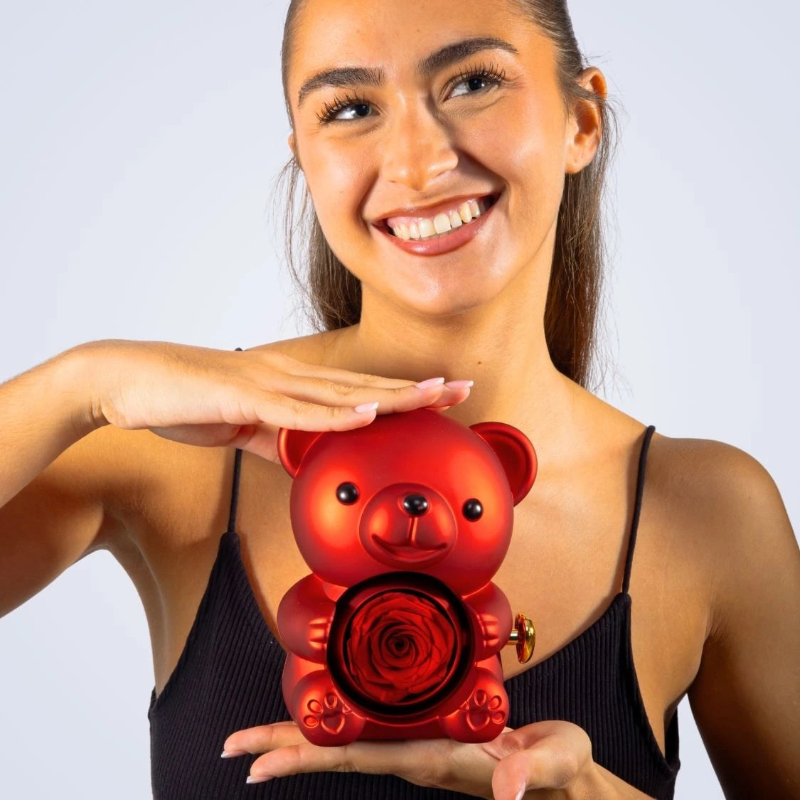 Ours Éternel & Collier Cœur Personnalisé