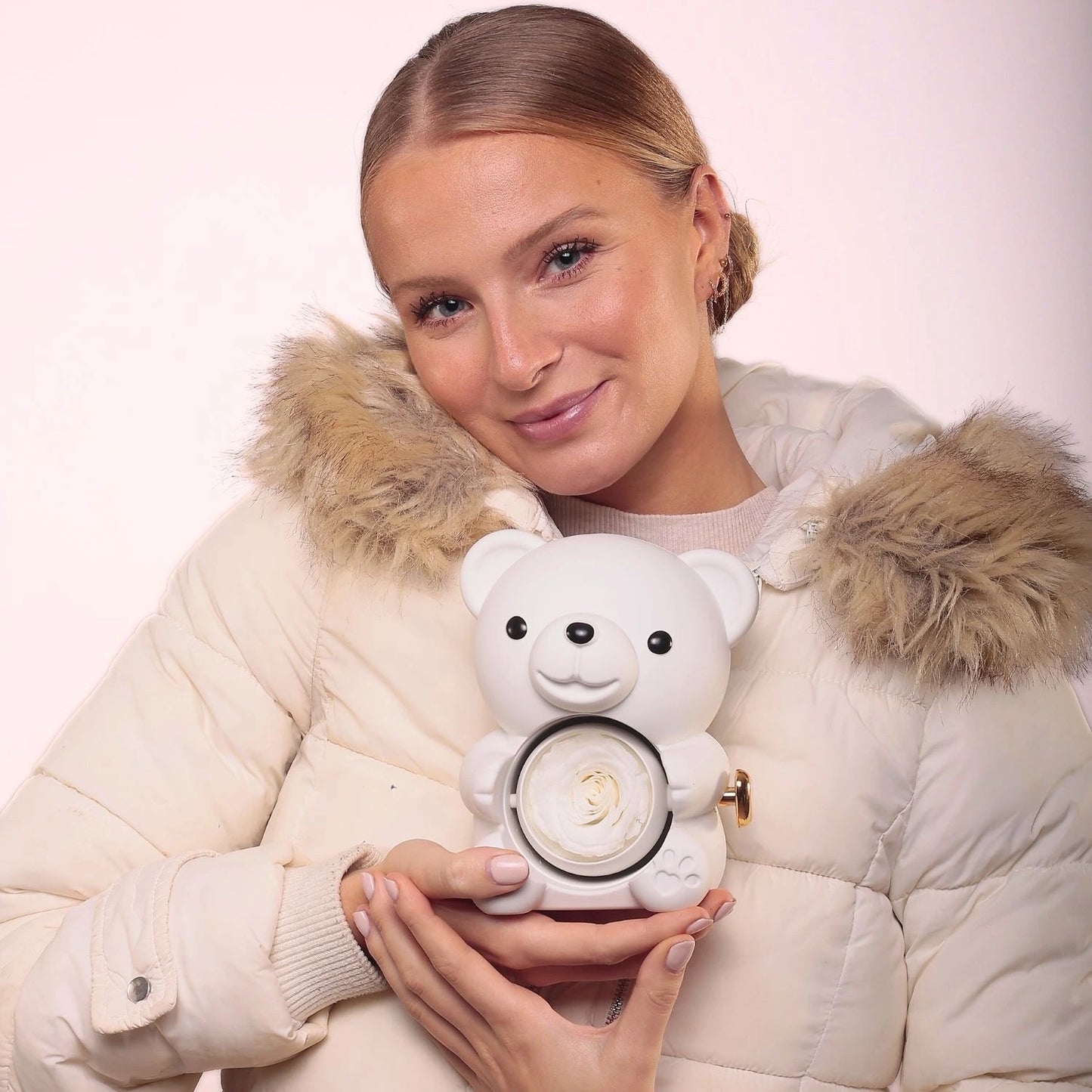 Eternal Rose Bear & Personalized Bracelet & Necklace
