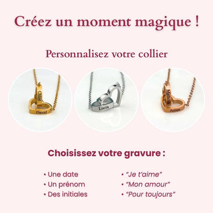 Eternal Passion & Personalized Necklace