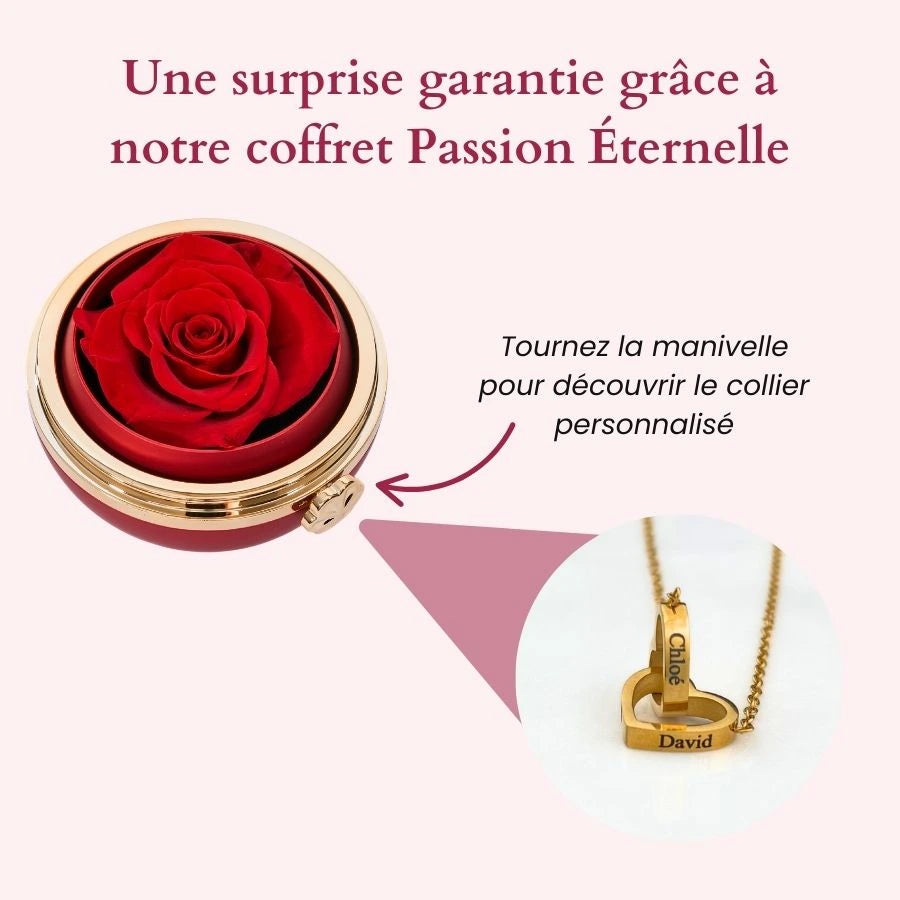 Eternal Passion & Personalized Necklace