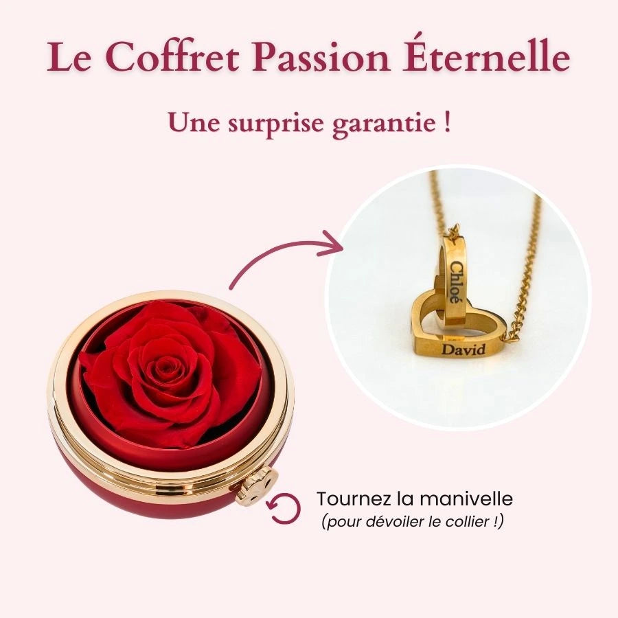 Eternal Passion & Personalized Necklace
