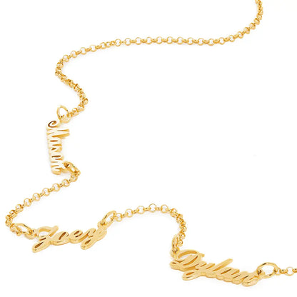 Personalized Necklace with Multiple Names