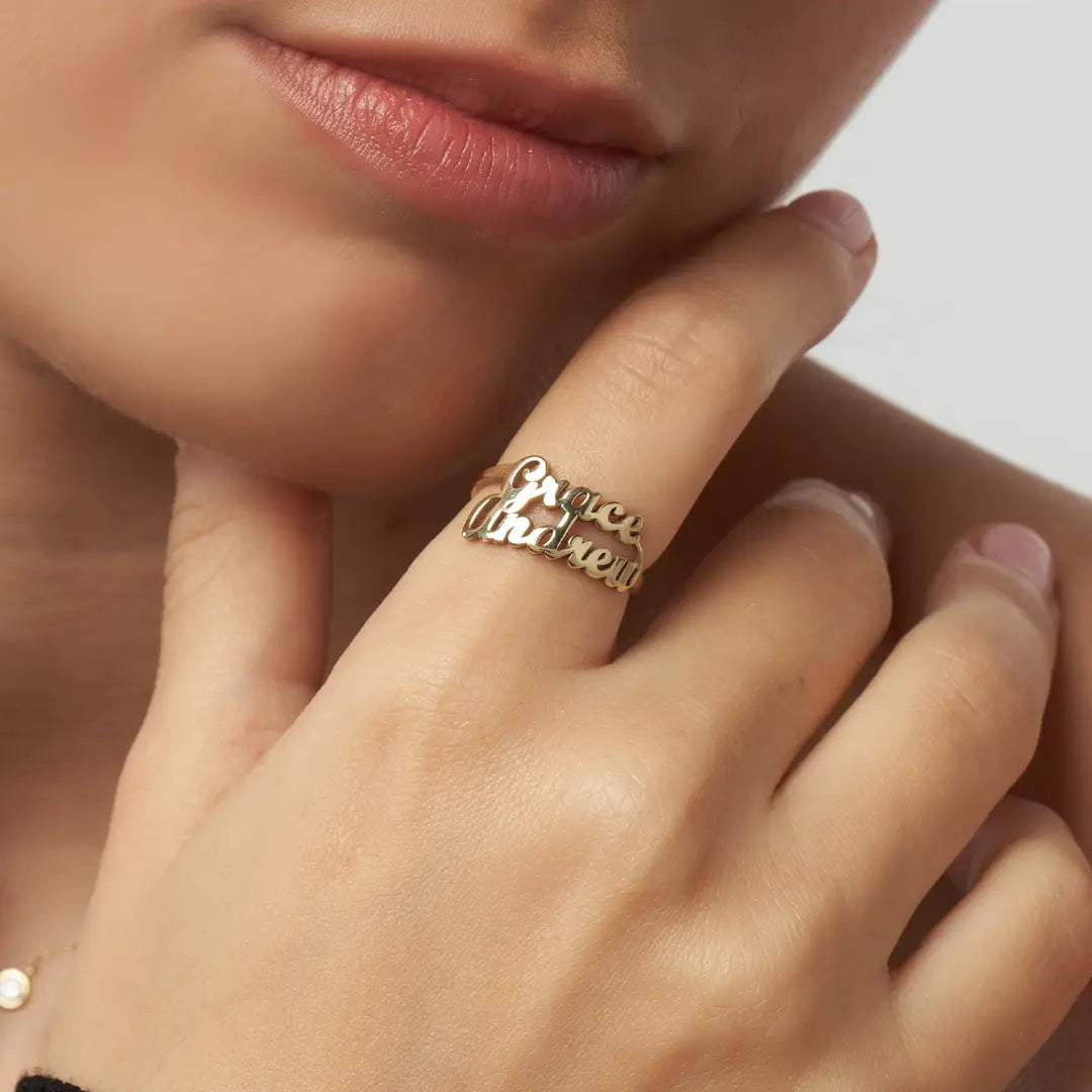 Personalized Ring with Two Names