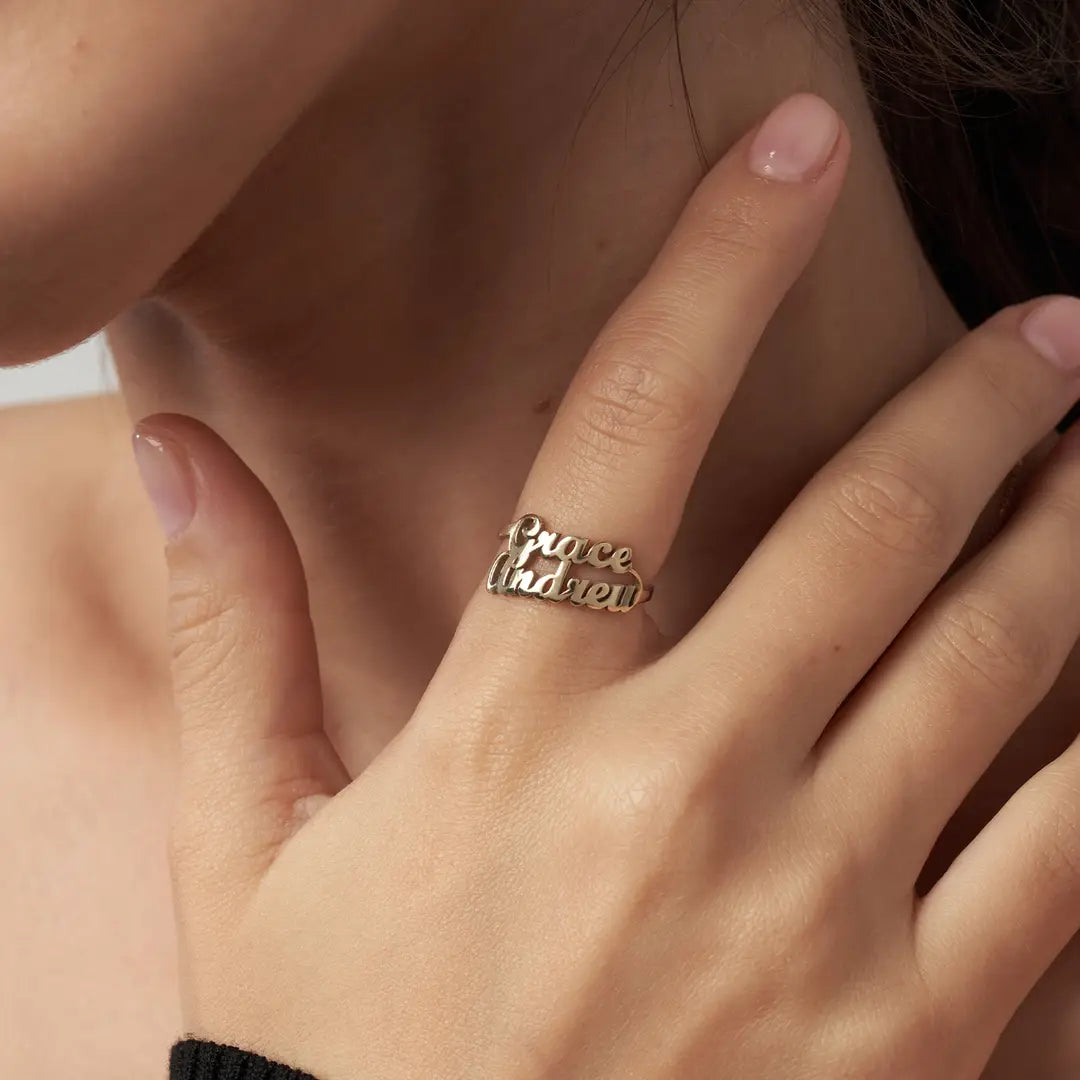 Personalized Ring with Two Names